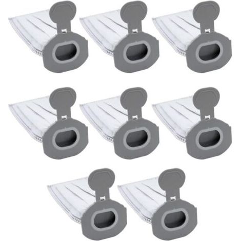QORVA-Lot de 8 sacs d'aspirateur FP7 pour Vorwerk sacs d'aspirateur pour Vorwerk Kobold VK7 FP7 sac filtrant de qualité supérieure, sacs à poussière de rechange pour sacs d'aspirateur sans fil (1/5)