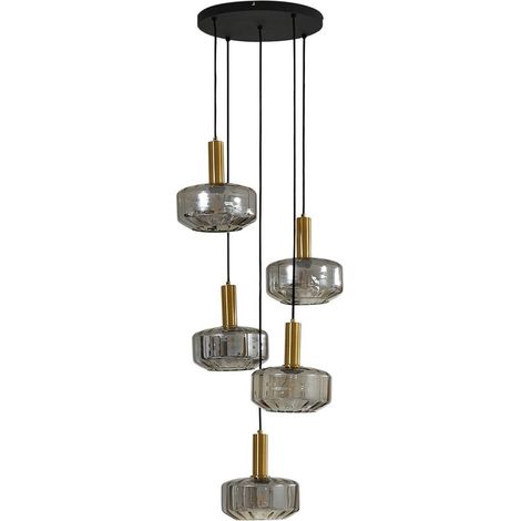 Pendellampa "Hildur" aus glas für vardagsrum / matsal von Lindby