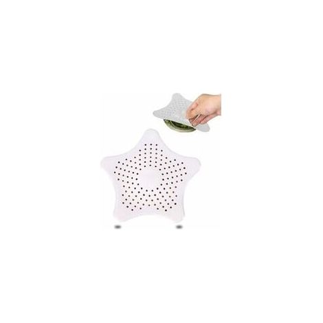 Protection de Drain de Silicone, Attrape-Cheveux de Vidange, Filtre à Cheveux Douche, Filtre Evier de Cuisine avec Ventouse, Filtre de Couverture de Drain de Baignoire, pour Cuisine, Bain (1/5)