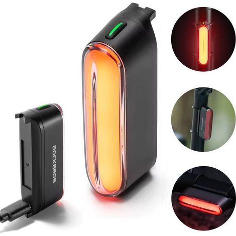 Rücklicht, magnetischer IPX6-Bremssensor, 400 mAh Akku, 36 Stunden Laufzeit, ROCKBROS 24120009001 (1/5)