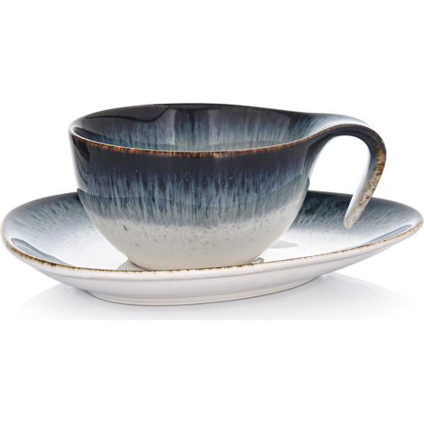 Tazza con piattino 150 ml Porcellana per Cappuccino Time Dim duka (1/5)