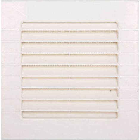 Griglia di ventilazione in abs naturale, L.14 x l.14 cm CENTRALE BRICO