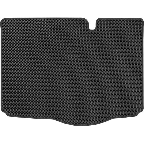 Alfombrilla de maletero de EVA para Fiat Punto III Hatchback (2011-2018), revestimiento tipo panal - NEGRO (1/5)