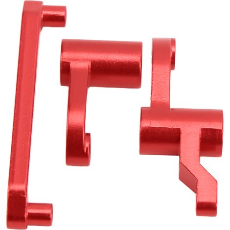 Kit de direction en alliage d'aluminium 18109 pour voiture RC 1/18 HBX 18859E 18858E 18857E (rouge) (1/5)