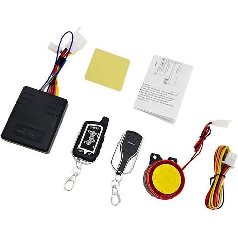 Sistema de alarma antirrobo con arranque remoto bidireccional del motor de la motocicleta, activación y desactivación automática. (1/5)