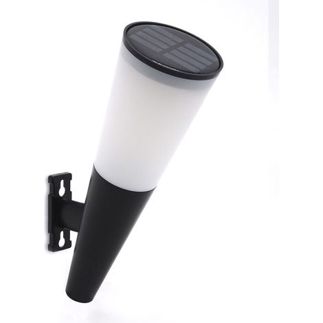 Lampe Solaire Extérieur, Lumière Solaire Etanche éclairage Solaire avec Détecteur de Lampe de Sécurité sans Fil lampe mural pour Jardin (lumière blanche et blanche chaude) (1/5)