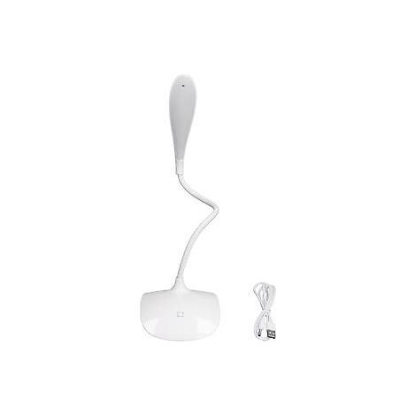 LED-Tischleuchte mit 3 Helligkeitsstufen, Touch-Steuerung, USB-Ladefunktion, 16 LEDs – kompakte, tragbare Lampe für Zuhause, Büro, Reisen und Camping