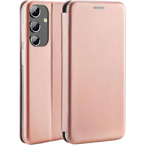 Funda magnética Beline Book para Samsung A14 5GA146, color oro rosa