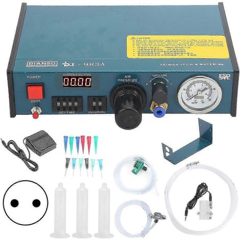 Distributeur de colle automatique numérique avec compte-gouttes et minuterie manuelle 983A, prise AC220-240VEU (1/4)