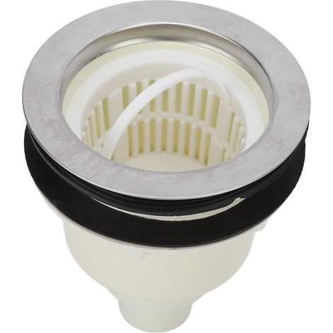 Bouchon de vidange inox pour lavabo grand modèle, équipement professionnel de salle de bain pour institut de beauté (1/5)