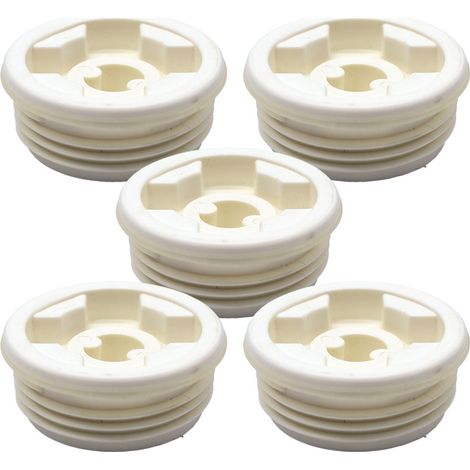 Lot de 5 Bouchons mâles S56x4 à bonde 3/4'' BSP pour fûts (1/3)