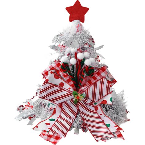 Adornos para el árbol de Navidad con forma de gorros de Papá Noel, -07