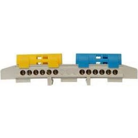 Liste De Connexion 12 Pôles Lz 12/n-zo Ip20 - Couleur Or - 12 Pôles - Barre De Connexion