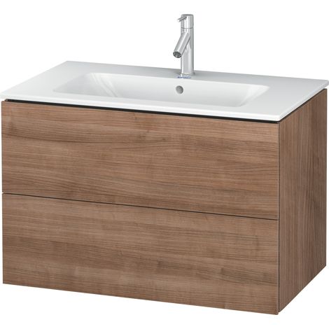 Duravit L-Cube Mueble de pared, ancho 820mm, profundidad 481, 2 cajones, se ajusta a las necesidades del cliente. Artículo 233683, color: Cerezo del Tesino - LC624107373 (1/4)