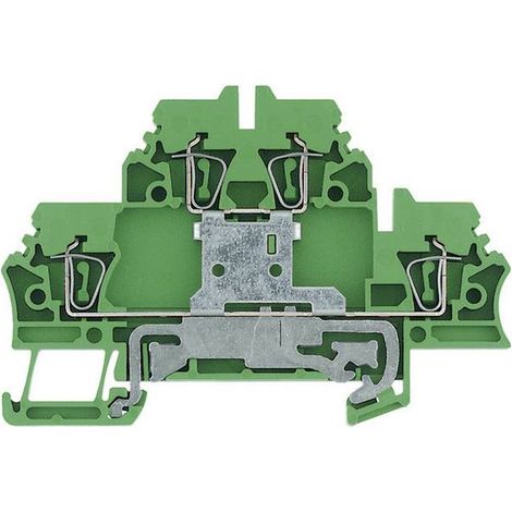 Weidmüller 1690000000-1 Morsetto a più piani A molla Verde-Giallo 1 pz.