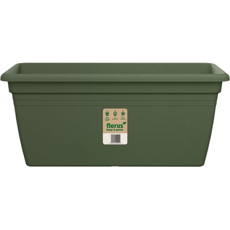 Méditerraran Terrace Trough 60cm Green Florker Pot
