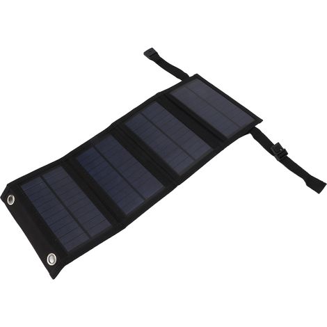 Chargeur solaire pliable 20 W 5 V, chargeur de batterie portable pour le camping et les activités de plein air (1/5)