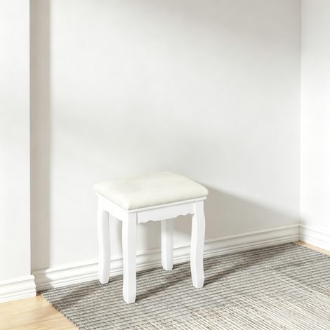 Tabouret à chaussures, tabouret de piano, tabouret de coiffeuse chic rembourré, tabouret de toilette et chambre – 1 pièce (1/4)