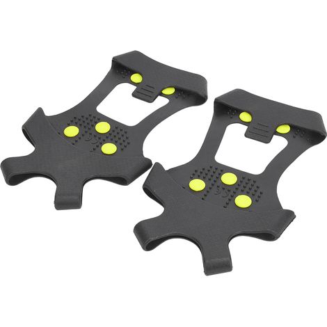 1 Paire de Crampons Universels 10 Pointes Antidérapants pour Chaussures Randonnée Escalade Taille 39-42 (1/5)