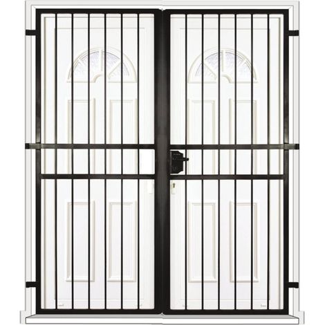 Grille porte Droite -2 vantaux pour encadrure H=200 cm x L=140 cm (côte tableau) (1/2)