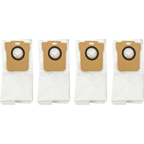 Set of 4 bags for Xiaomi Mijia STYTJ05ZHM robot vacuum cleaner, spare parts, trash bags, accessories for Millet robot vacuum cleaners. - AquaForge (1/5)