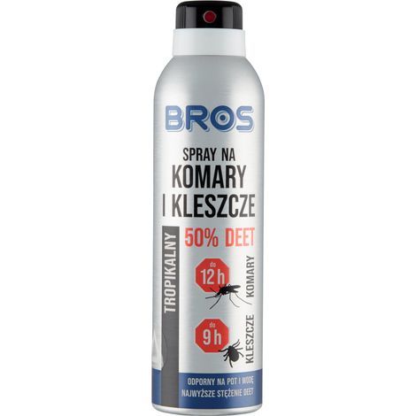 Spray tropical Bros 50 % DEET - Protection contre les moustiques et les tiques