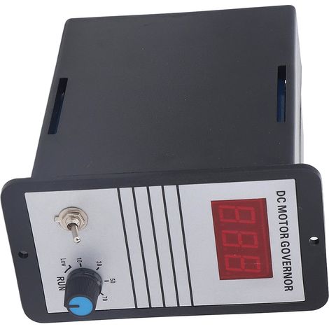 Digitaler Drehzahlregler für 4000-W-Gleichstrommotoren mit Bürsten, PWM-Drehzahlregler mit Not-Aus-Taste, 10–36 V (1/5)