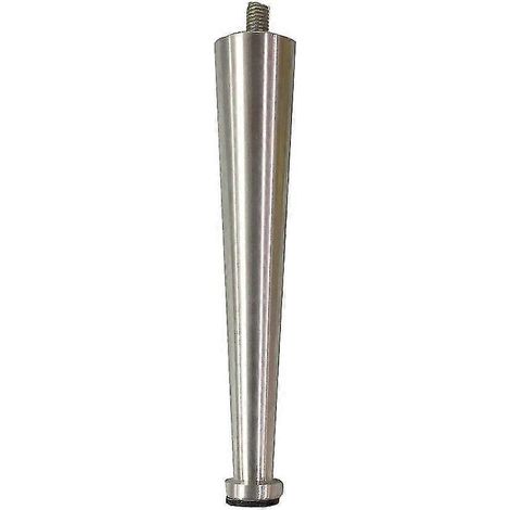Pieds de meubles coniques en acier inoxydable, 15,5 cm (m8) (1 pièce) (1/5)