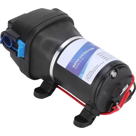 Pompe à eau auto-amorçante 12V FL-30, moteur DC extérieur, plastique technique pour camping-car, bateau, yacht (1/5)