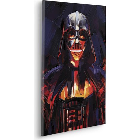 Komar Canvasbild Star Wars Darth Vader Flaming - 60 x 40 cm - Bild auf Keilrahmen (1/3)