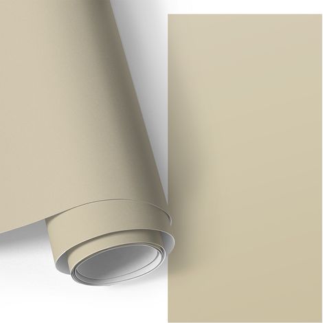 Klebefolie für Möbel - Möbelfolie - Selbstklebende - für Küche - Küchenfronten - Küchenschränke - Mattes Braun 50x100 cm