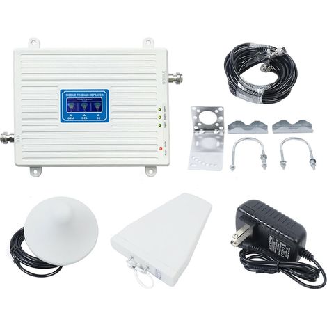 Bluedeer – Répéteur d'antenne 4G – Amplificateur cellulaire LTE – Couverture jusqu'à 300 m² – Installation sans outil pour zones à faible signal (1/5)