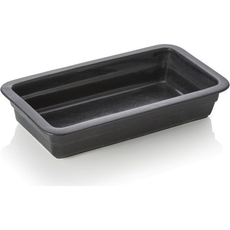 Bac gastronorme GN 1/3 induction H 6,5 cm noir porcelaine - Was Germany (1/2)