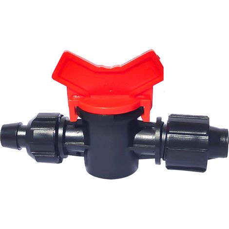 2-piece irrigation set, 16 mm nozzles for drip irrigation systems – Compatible with 16 mm hoses, adjustable flow rate, for garden, greenhouse, balcony, quick connection