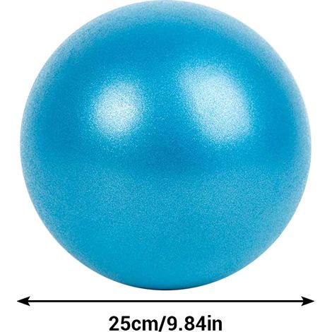 Ballon de yoga en PVC de 25 cm, mini ballon de fitness anti-éclatement, ballon d'équilibre pour le yoga (1/5)