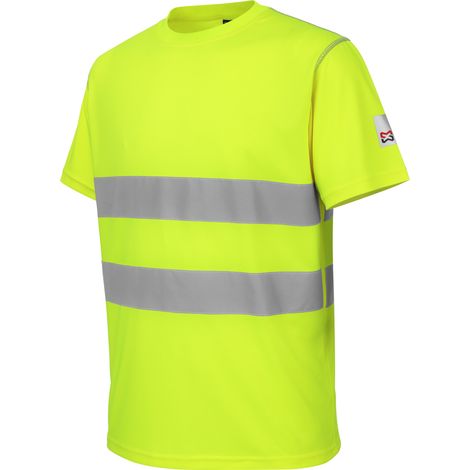 Tee-shirt de travail microporeux Würth MODYF haute-visibilité LUMEN jaune 3XL