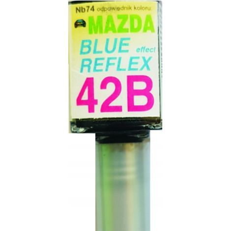 Kit di riparazione graffi per vernice auto Mazda 42B blu reflex 10 ml arasystem (1/5)