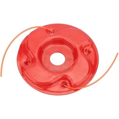 Accessoires de Jardin Tête de Coupe pour Découpe-Bordures Disque de Tonte en Métal Modèle Rouge Emballage OPP - (1/4)