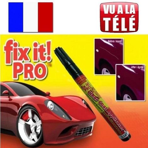 SIMPLISIM: STYLO CRAYON FIX IT PRO EFFACE RAYURE CARROSSERIE PEINTURE AUTO MOTO VOITURE (1/4)