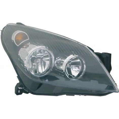 Phare avant droit H7/H1 fond noir Opel Astra H phase 1 2004-2007