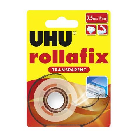 UHU rollafix TRANSPARENT 36955 Ruban adhésif transparent (L x l) 7.5 m x 19 mm 1 pc(s) W928501 (1/2)