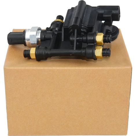 Válvula de suspensión neumática, construcción duradera, compatible con Land Rover Discovery 3 y LR3, OEM RVH000045, OEM RVH000046, OEM RVH500070 (1/5)