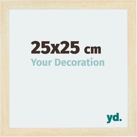 yd. - Cadre photo 25x25 - Sable Patine - MDF - Mura (1/5)