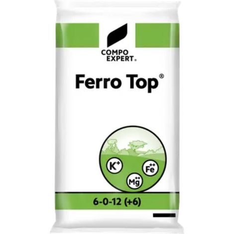 Fertilizzante speciale Ferro Top "Compo expert" per manto erboso da 25 Kg