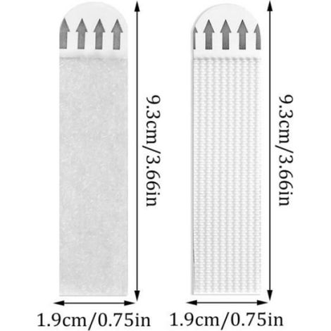 Bandes de Suspension - 24 Paires - Adhésif Fort - Sans Percer - Fixation Facile (1/4)