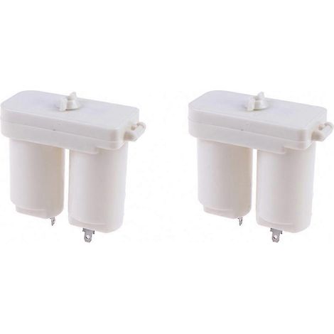 Boîtier de batterie en plastique double couche pour chauffe-eau à gaz universels, un accessoire indispensable. (1/5)