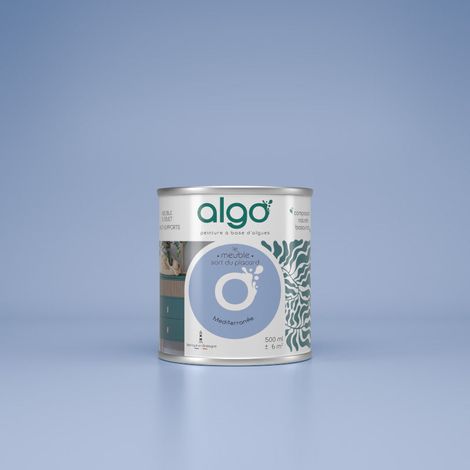 Peinture pour Meuble - Bleu Méditerranée - 0.5L / Mat