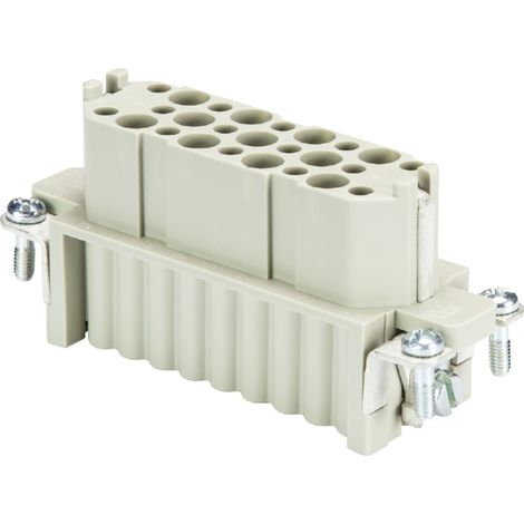 Wieland Electric 73.700.2553.0 Buchseneinsatz  Gesamtpolzahl 25 10 St.