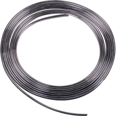 Profilo adesivo cromato nero - 25 m - 4 mm (1/2)