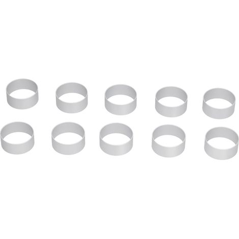 10 Pièces Moule à Gâteau Lune Acier Inoxydable, Forme Ronde pour Biscuits DIY, Set de Découpe Pâtisserie (1/5)
